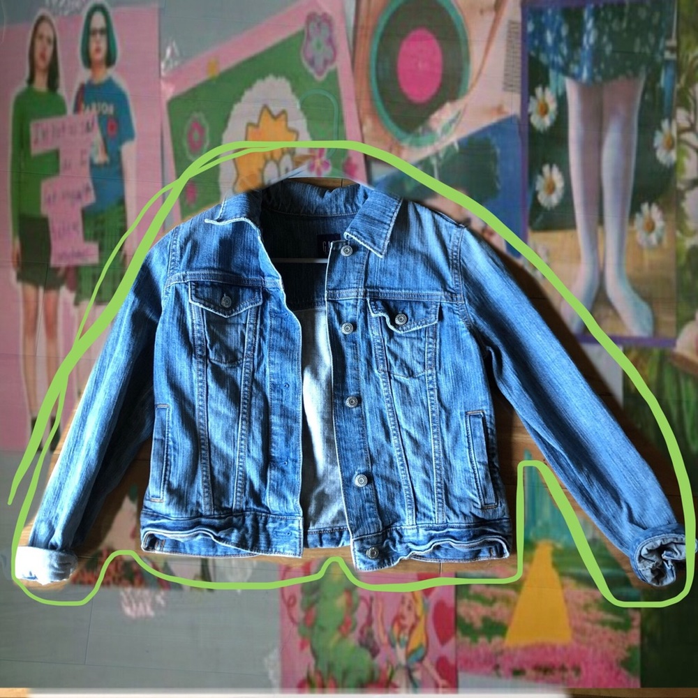light wash jean jacket